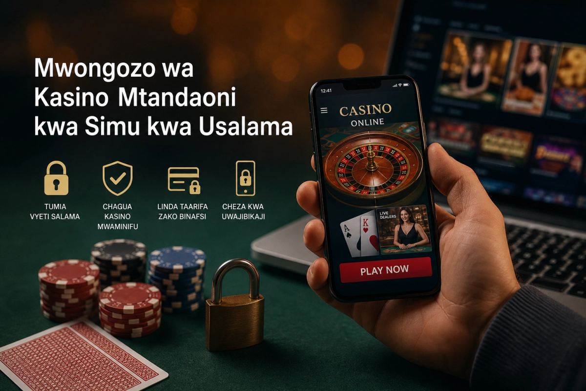 Mwongozo wa Kasino Mtandaoni kwa Simu kwa Usalama